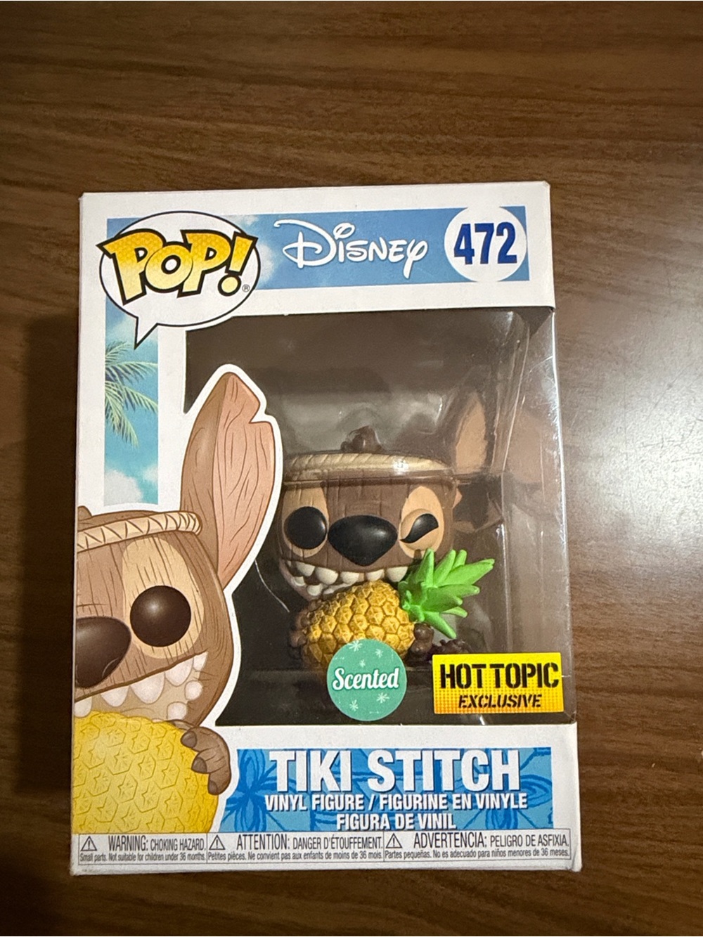 Funko Pop! Tiki Stitch Vinyl Figure — Brown, Tan, Yellow, Green